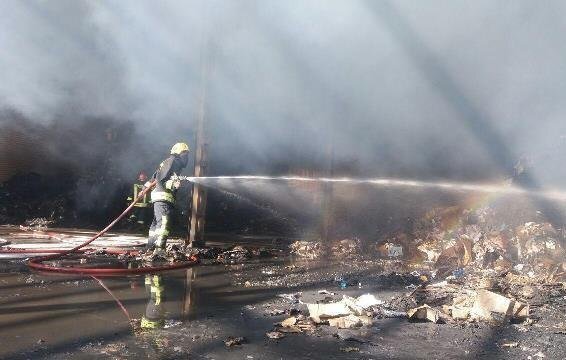 عمدی یا غیرعمدی بودن آتش‎‌سوزی کارخانه بازیافت کاغذ بینالود در دست بررسی است