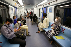 کاهش سرفاصله زمانی و افزایش سرویس‌دهی قطار شهری مشهد در روزهای پایانی صفر