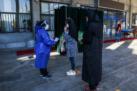 ورود داوطلبان کنکور سراسری ۹۹ به سالن امتحان - مشهد