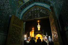 مراسم خطبه خوانی شب شهادت امام رضا(ع) در حرم رضوی