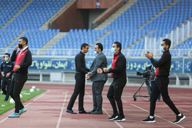 دیدار تیم‌های فوتبال شهرخودرو و و ماشین سازی