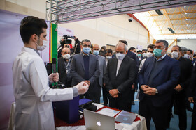 افتتاح و بازدید از نمایشگاه دستاوردهای دانش آموزان و هنرجویان استان