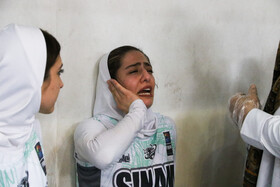 دیدار مرحله پلی‌آف لیگ برتر بسکتبال بانوان تیم های مولتی کافه و سینام مشهد