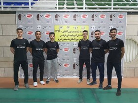 صدرنشینی توس مسیر در پایان دور رفت لیگ دسته یک بدمینتون
