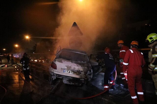 یک کشته و ۲ مجروح در سانحه رانندگی میدان جمهوری مشهد