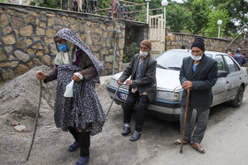 واکسیناسیون سالمندان بالای ۸۰ سال در روستای پیوه‌ژن مشهد