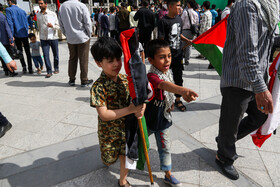 اجتماع عظیم مردم مشهد در حمایت از مقاومت فلسطین