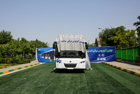 رونمایی از اولین اتوبوس برقی ساخت داخل در مشهد