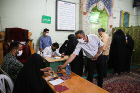 انتخابات ۱۴۰۰ - مشهد - مسجد امام حسین(ع)