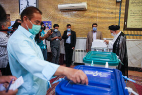 حضور احمد علم الهدی در انتخابات ۱۴۰۰- مسجد بناها مشهد