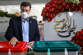 حضور قاضیزاده هاشمی در انتخابات ۱۴۰۰