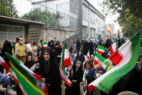 جشن پیروزی ابراهیم رئیسی در انتخابات ریاست جمهوری - مشهد 20