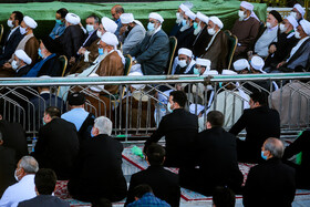حضور جمعی از علمای اهل سنت در مراسم سخنرانی رییس جمهور منتخب