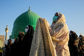 اقامه نماز عید قربان ـ حرم مطهر رضوی