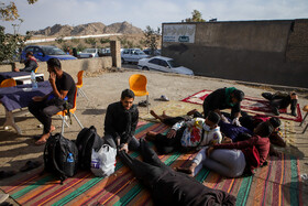 پیاده روی زائران امام رضا(ع) به سمت مشهد