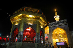 مراسم خطبه خوانی شب شهادت امام رضا(ع)