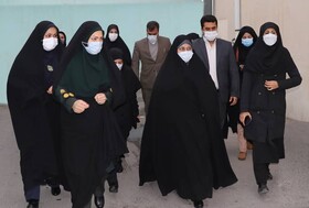 بازدید معاون رئیس جمهور در امور زنان و خانواده از کلانتری بانوان مشهد
