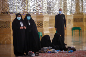 مراسم وداع با پیکر شهدای گمنام دفاع مقدس و شهيد مدافع حرم حسين نظری