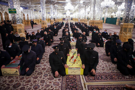 مراسم وداع با پیکر شهدای گمنام دفاع مقدس و شهيد مدافع حرم حسين نظری