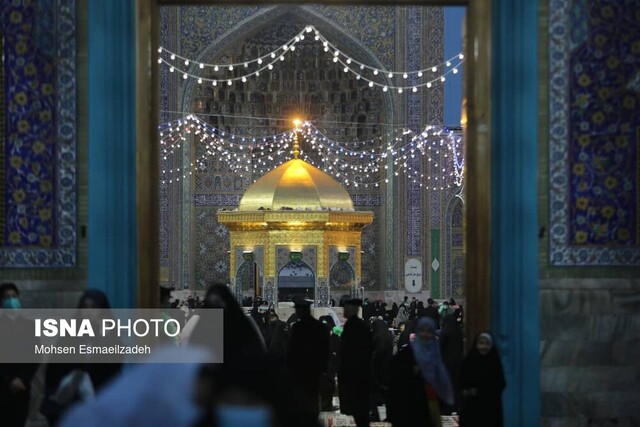 عکس آرشیوی است شرایط عادی حرم مطهر رضوی پس از آتشسوزی