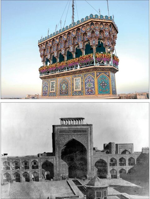 نگاهی به تاریخچه نقارهخانه و سقاخانه حرم رضوی