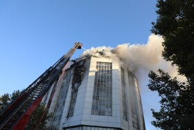 مهار حریق در هتل و نجات ۱۰۰ مسافر در مشهد
