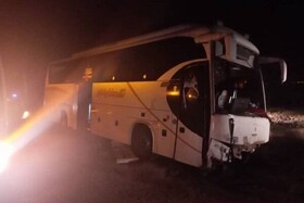 تمامی مصدومان حادثه انحراف اتوبوس جاده سبزوار ترخیص شدند