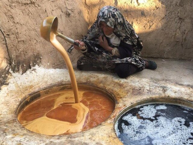 عکس تزئینی است آیین ثبت ملی «حلوای جوزی» در شهر بایگ شهرستان تربت حیدریه برگزار شد