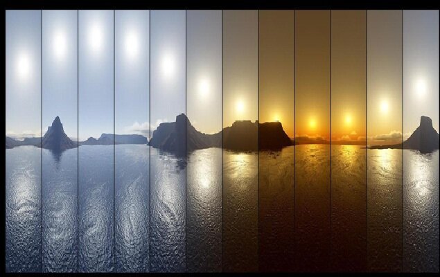 انقلاب زمستانی به وقت ۱ و ۱۸ دقیقه بامداد