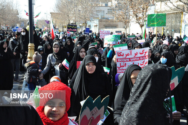 شکوه و عظمت حضور شهرستان‌های خراسان رضوی در حماسه ۲۲ بهمن