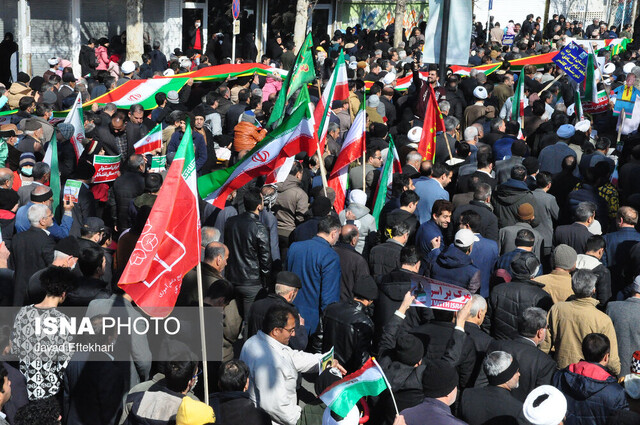 شکوه و عظمت حضور شهرستان‌های خراسان رضوی در حماسه ۲۲ بهمن