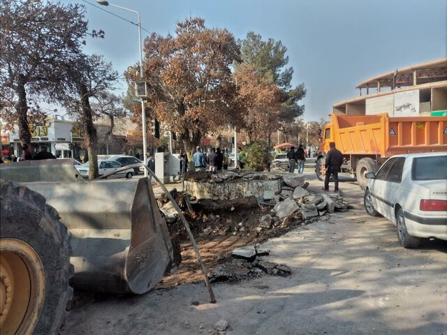 آتش بیمهری بر جان آثار تاریخی ابرشهر خراسان رضوی