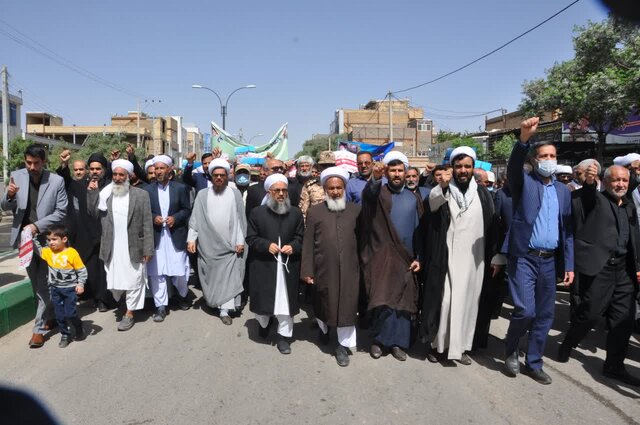 فریاد بلند همبستگی برای آزادی قدس در شهرهای خراسان رضوی طنین‌انداز شد