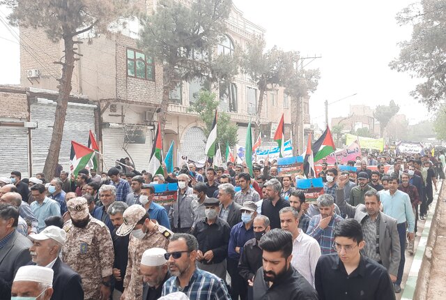 فریاد بلند همبستگی برای آزادی قدس در شهرهای خراسان رضوی طنین‌انداز شد