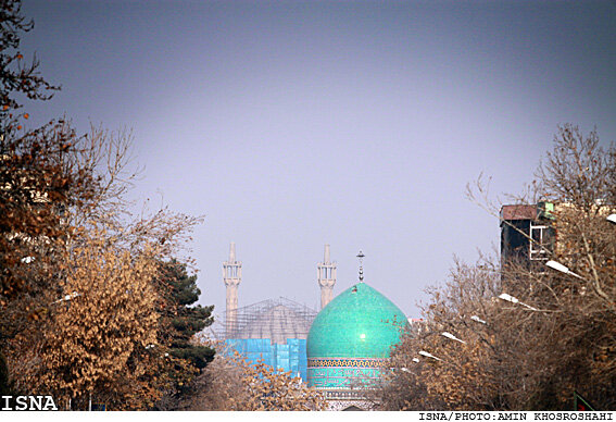 «گنبد سبز» نگین فیروزهای که در بافت تاریخی مشهد میدرخشد