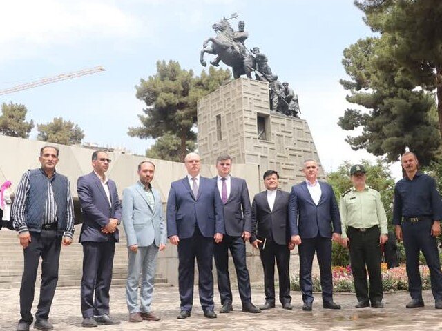 بازدید سفیر جمهوری بلاروس از مجموعه فرهنگی و تاریخی نادری مشهد