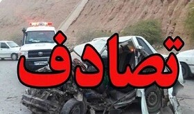 واژگونی پژو ۲۰۶ در زنجان و مرگ ‌۲ سرنشین آن