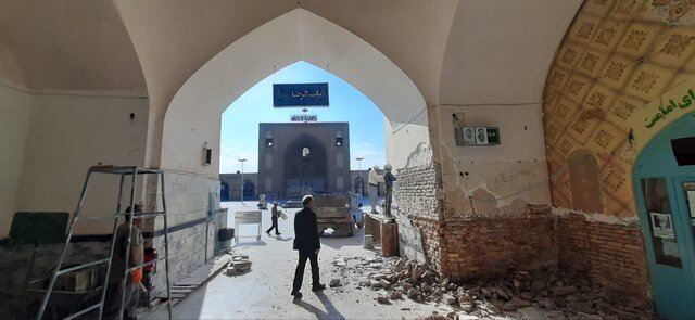 مسجد جامع نیشابور؛ شاهکاری از دوران تیموری