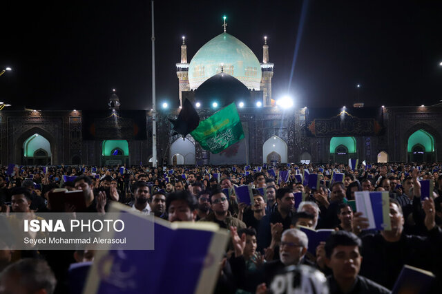 احسن الحال زائران امام رئوف در لیله‌البرات