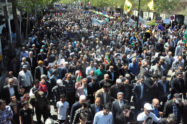 قیام پرشور خراسانیها در دفاع از فلسطین