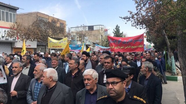 قیام پرشور خراسانیها در دفاع از فلسطین