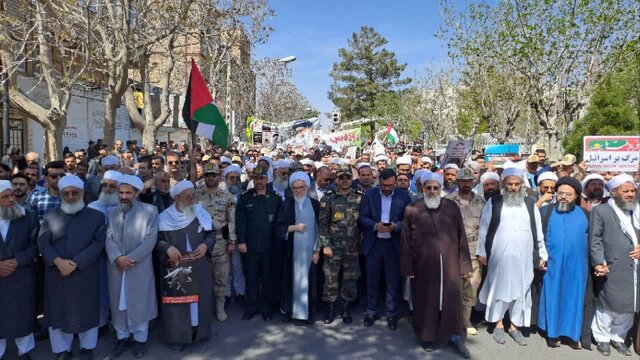 طنین فریاد "القدس لنا" در شهرهای مختلف خراسان رضوی