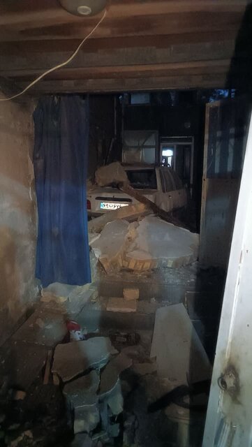 انفجار مغازه و منزل مسکونی در خیابان احمدآباد مشهد