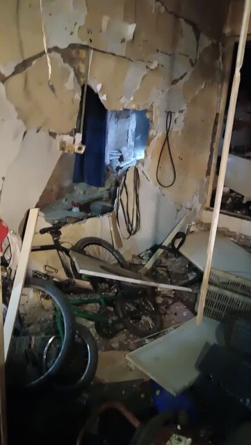 انفجار مغازه و منزل مسکونی در خیابان احمدآباد مشهد