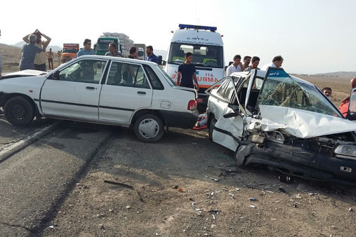 *عکس آرشیوی است ۴ فوتی و ۵ مصدوم در تصادف محور قدیم ساوه همدان