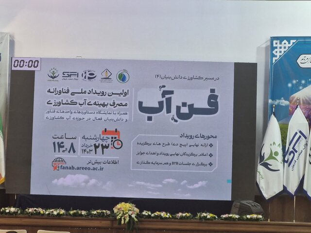 برگزاری اولین رویداد ملی فناورانه مصرف بهینه آب کشاورزی برگزاری اولین رویداد ملی فناورانه مصرف بهینه آب کشاورزی