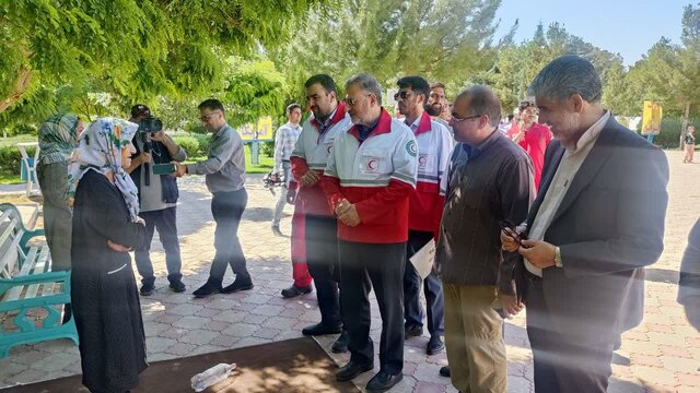 انجام ۷۶ عملیات توسط نیروهای هلالاحمر در زلزله کاشمر/ ۷ اردوگاه اضطراری برپا شد