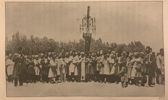 عکس تزئینی است علمکِشی به یاد کاروان کربلا در مراسم عزاداری مرسوم شد