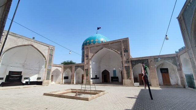 مرمت مسجد کبود گنبد کلات، در انتظار تخصیص اعتبار