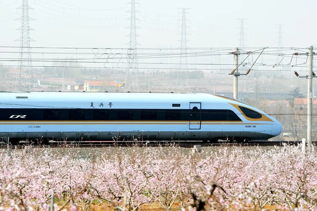 پیچ و خمهای راهآهن سریعالسیر چین